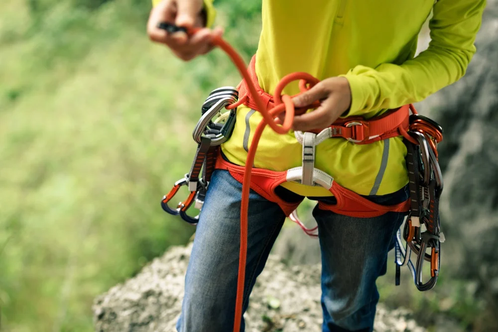 rock climbing terms - climbing gear