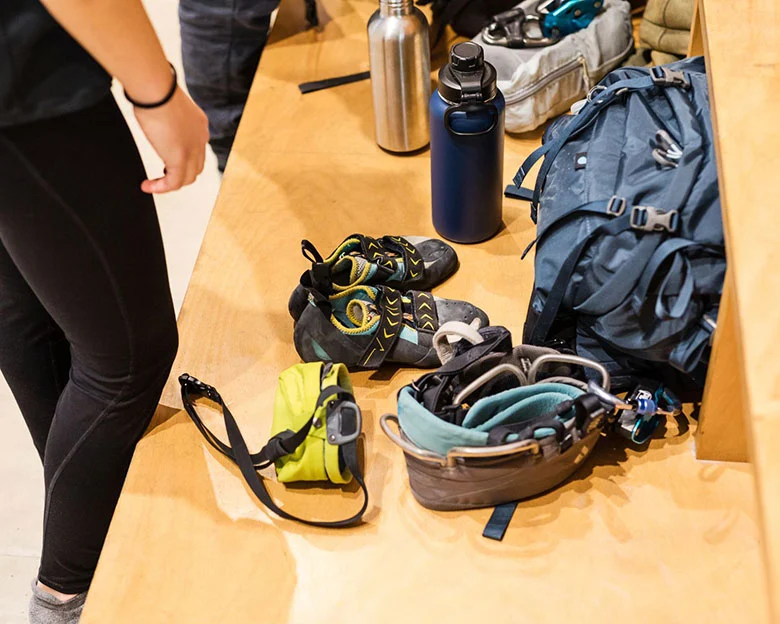 Equipment and Gear for rock climbing and bouldering