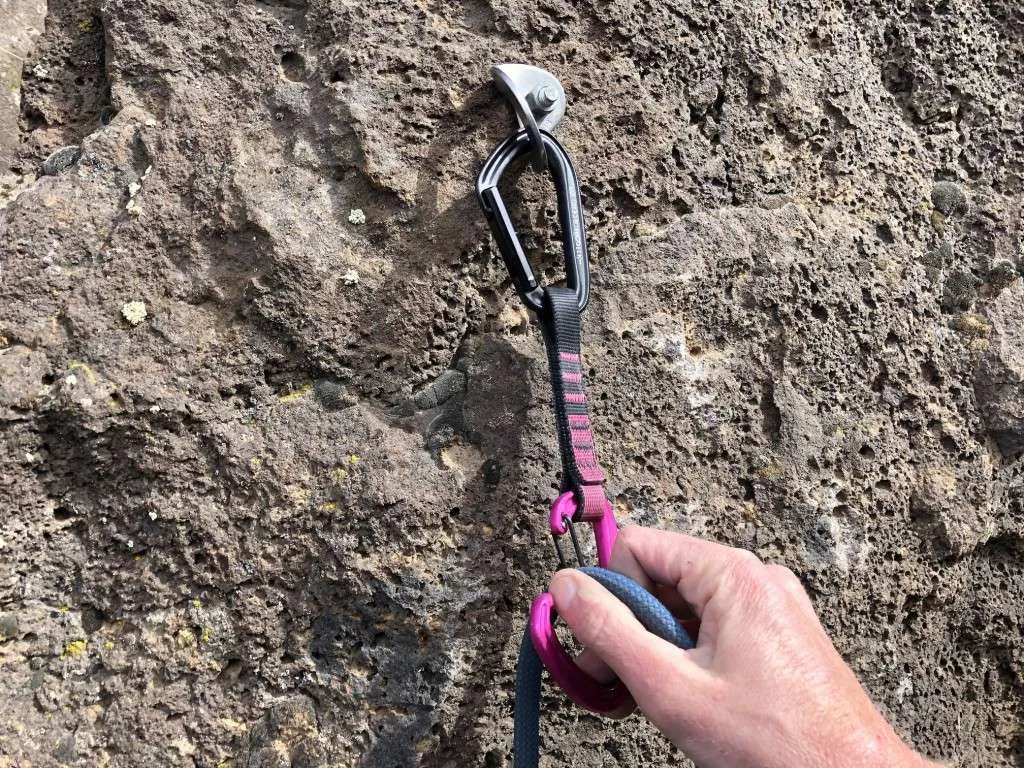 Black Diamond Equipment Hotforge Hybrid Quickdraw for Rock Climbing