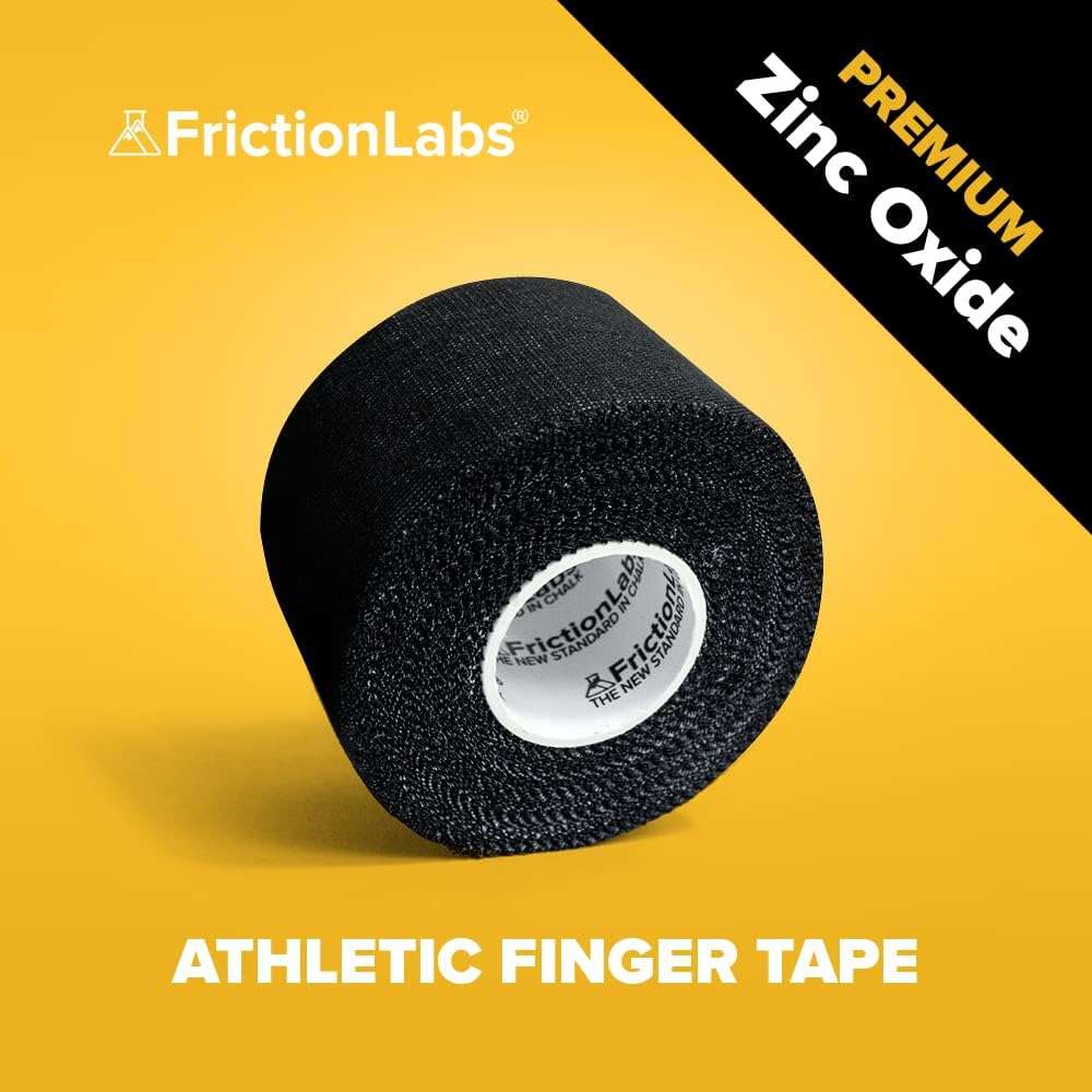 Friction Labs Athletic Finger Tape - Rock Climbing Tape for Skin Protection - 1.5” Zinc Oxide Tape - Protective Sports Tape - Easy Tear, Strong Stick - Recyclable Packaging - 10 Yards