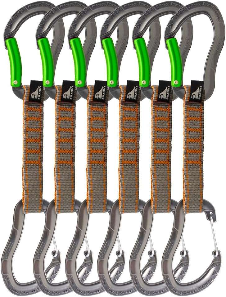 Fusion Quickdraw Wire Gate/Bent Gate (Set of 6), Gray/Apple Green
