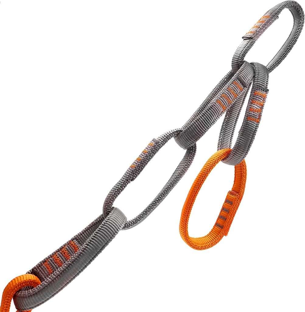 GM CLIMBING 23kN Nylon Safe Chain CE UIAA Certified 16mm Sling for Personal Anchor Tether System Aid Climbing 97cm / 38in