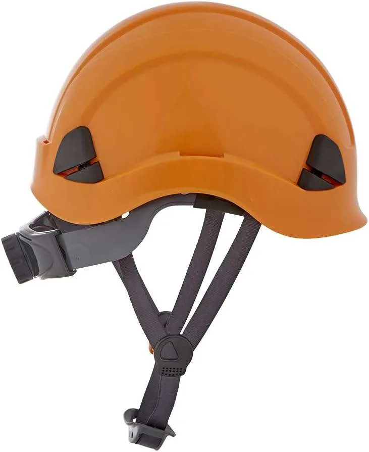 Jackson Safety CH-300 Climbing Industrial Hard Hat, Non-Vented, 6-pt. Suspension, Orange, 20903, Large