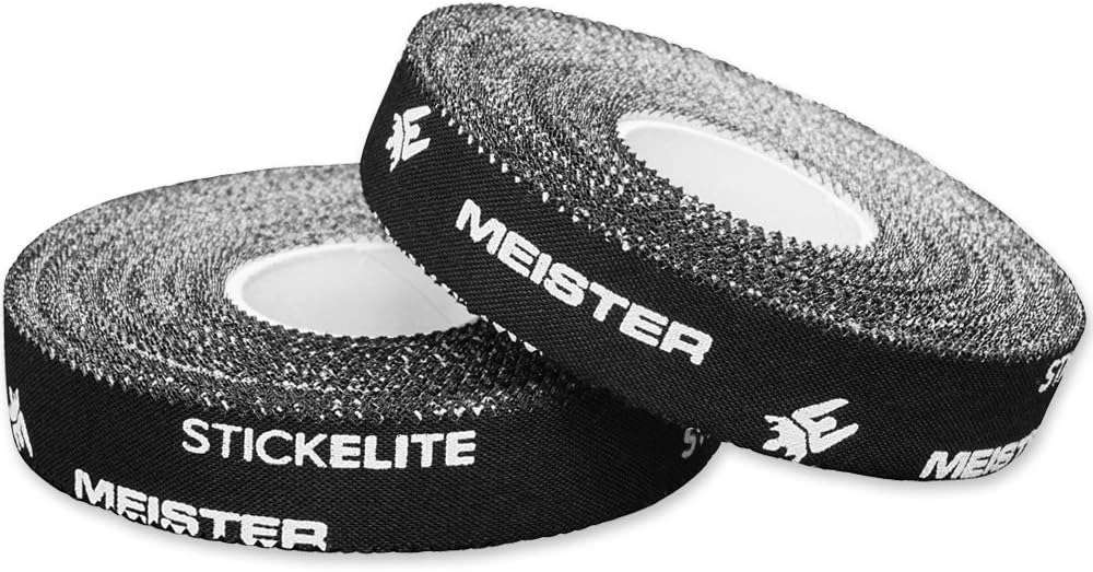 Meister StickElite Professional Porous Athletic Tape for Fingers  Toes - 15yd x 1/2 - Black - 2 Rolls