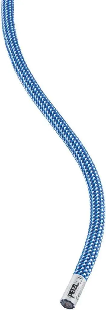 Petzl Contact Wall Rope - 9.8 mm Diameter Lightweight Single Dynamic Rope for Gym Climbing