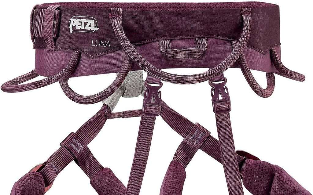 Petzl LUNA Womens Harness - Adjustable Rock and Ice Climbing Harness for Single and Multi-Pitch Climb